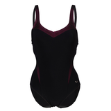 Isabel Body Lift Swimsuit - Black / Rose