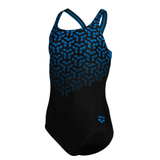 Arena Girls Kikko V Swimsuit - Black/Blue
