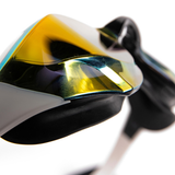Arena Cobra Edge Swipe Mirrored Goggles - Gold / White