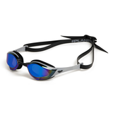 Arena Cobra Edge Swipe Mirrored Goggles - Blue / Silver