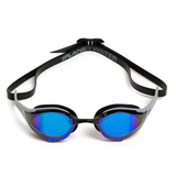 Arena Cobra Edge Swipe Mirrored Goggles - Blue / Silver