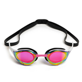 Arena Cobra Edge Swipe Mirrored Goggles - Violet / White