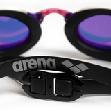 Arena Cobra Edge Swipe Mirrored Goggles - Violet / White