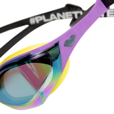 Arena Cobra Edge Swipe Mirrored Goggles - Emerald / Plum