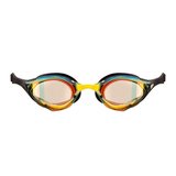 Arena Cobra Edge Swipe Mirrored Goggles - Copper / Black front view