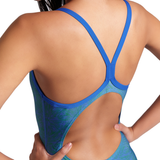 Arena Abstract Tiles Royal Swimsuit