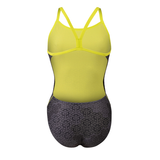 Arena Kikko Challenge Swimsuit - Black / Soft Green
