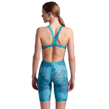 Blue Arena Camo Kikko Legged Swimsuit
