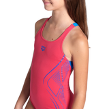 Arena Reflecting Girls Pink Swimsuit