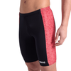 Arena Abstract Tiles Black/Red Jammer