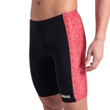 Arena Abstract Tiles Black/Red Jammer