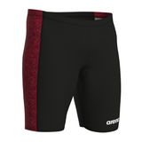 Arena Abstract Tiles Black/Red Jammer