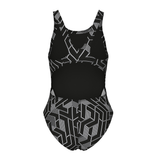 Arena Escape Girl's Black Swimsuit