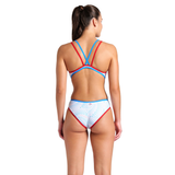 Arena Fireflow Double Cross Swimsuit - White