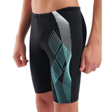 Boy's Arena Seawater Black/Blue Jammer