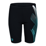 Boy's Arena Seawater Black/Blue Jammer