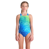 Arena Multicolours Girl's Blue Swimsuit