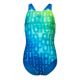 Arena Multicolours Girl's Blue Swimsuit