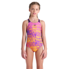 Arena Multicolours Girl's Plum Swimsuit