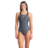 Arena Monogram Sage Green Control Swimsuit