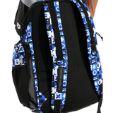 Arena All Set Backpack 45 - Pieces close up showing straps at the back