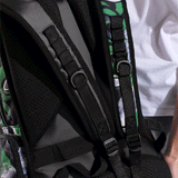 Arena All Set Backpack 45 - Kente close up showing straps