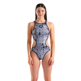 Arena One Lacquer White/Blue Swimsuit