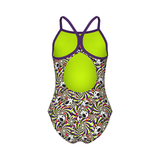 Arena Girls Swimsuit - Fun Skulls