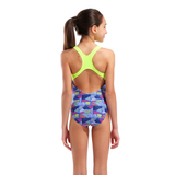 Arena Girls Swimsuit - Blue Candies