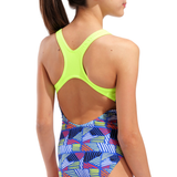 Arena Girls Swimsuit - Blue Candies