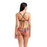 Arena Pineapples Tie Back Swimsuit