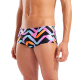 Arena Texture Low Waist Short close up front showing pattern