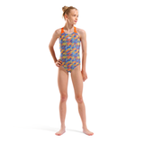 Arena Girl's Draft Swimsuit whole body view