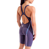 Arena Veloce OB Suit - Midnight Chrome rear view showing holographic taping