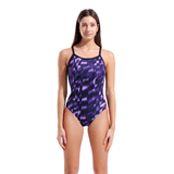 Arena Wave Purple Swimsuit