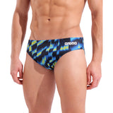 Arena Aqua Gleam Wave Brief