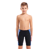 Arena Boy's Wave Jammer - Black / Blue front view