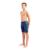 Arena Boy's Wave Jammer - Navy / Green whole body
