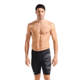 Arena Distortion Black Jammer front view showing design on left leg