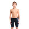 Arena Boy's Bold Jammer - Black / Turquoise front view