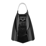 Arena Powerfin Pro II Flex - Black base view of single fin