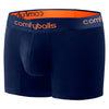 Comfyballs Navy Cotton Boxer - Long