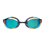 Arena Python Mirrored Goggles Turquoise Blue