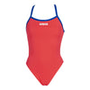 Arena Solid Light Tech Swimsuit - Fluo Red