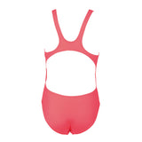 Arena Solid Swim Tech Girls Fluo Red Swimsuit