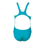 Arena Solid Swim Tech Girls Green Swimsuit