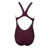 Arena Solid Pro Girls Red Wine Swimsuit
