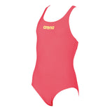 Arena Solid Pro Girls Fluo Red Swimsuit