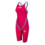 Red Turquoise Arena Carbon Flex VX Open Back Suit