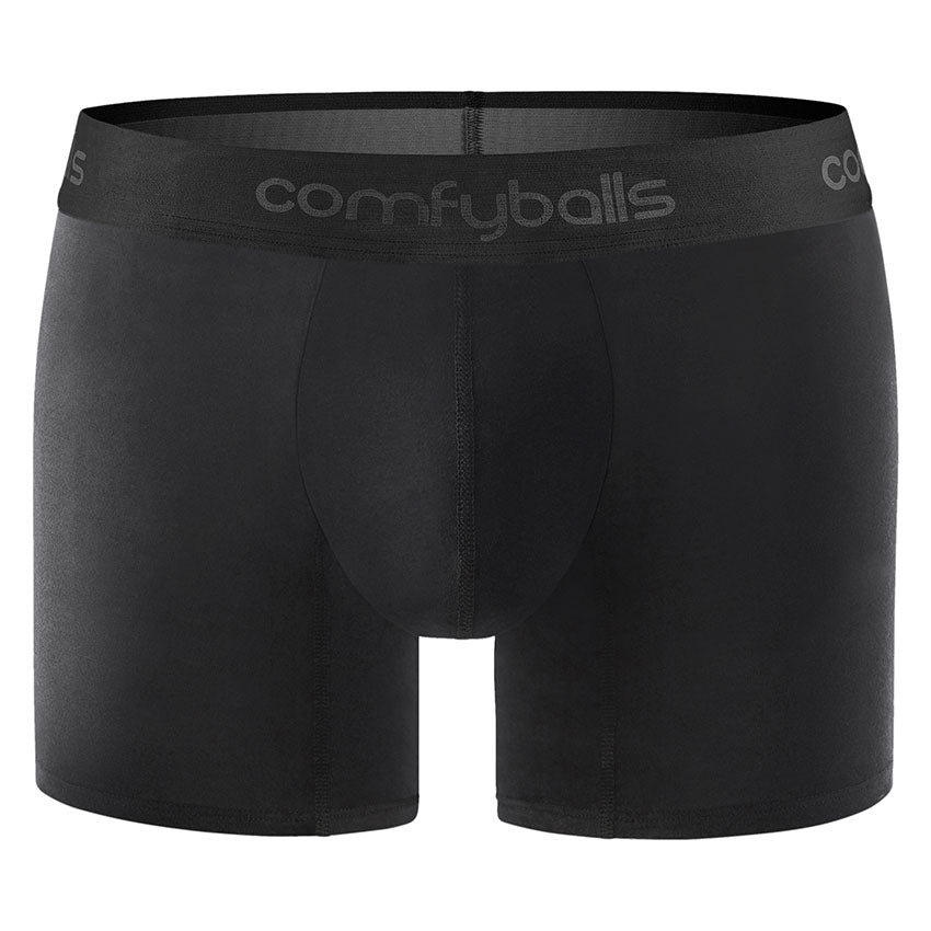Comfyballs Black Performance Boxer - Long